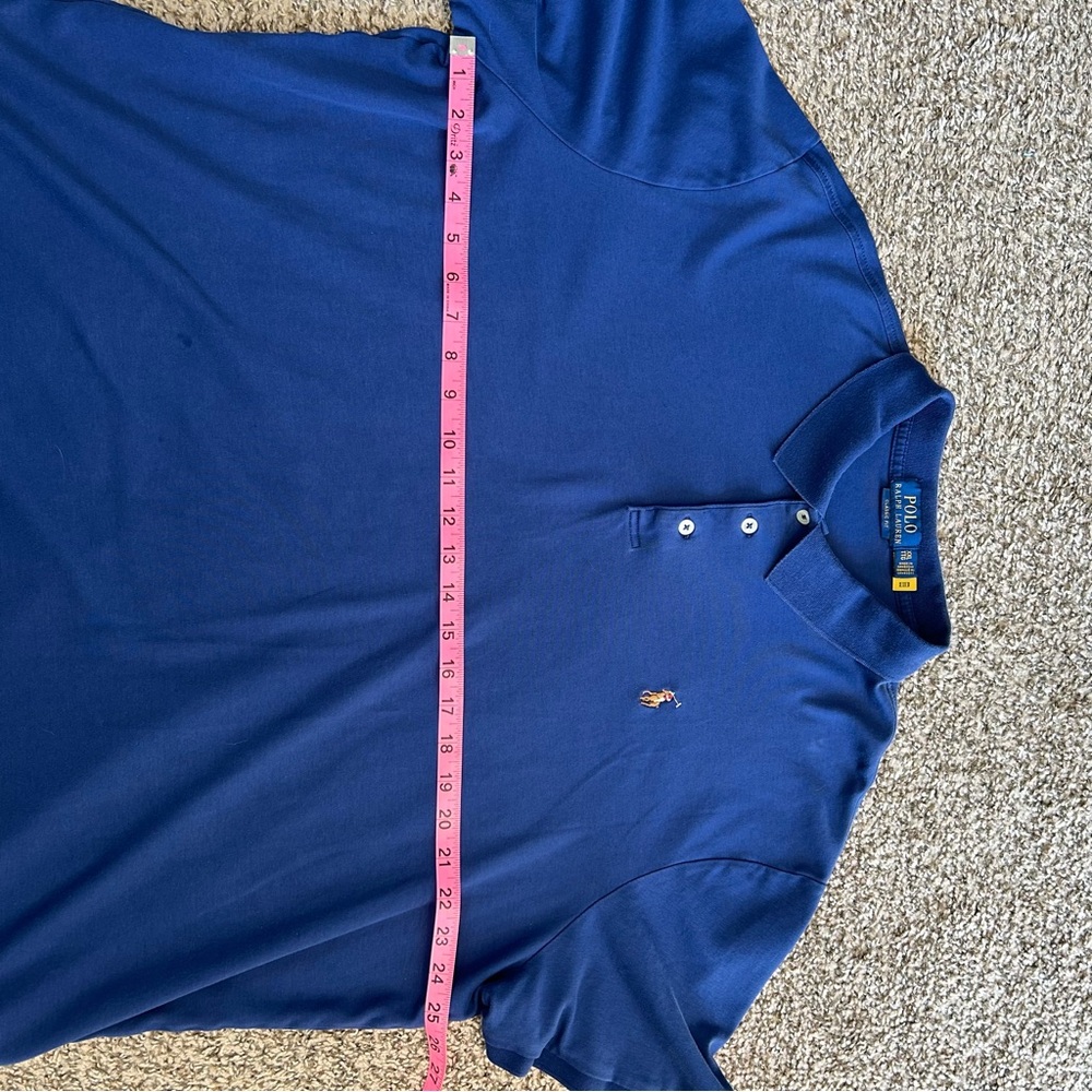 Polo by Ralph Lauren Men's Blue Polo Shirt Size XXL - Picture 6 of 8